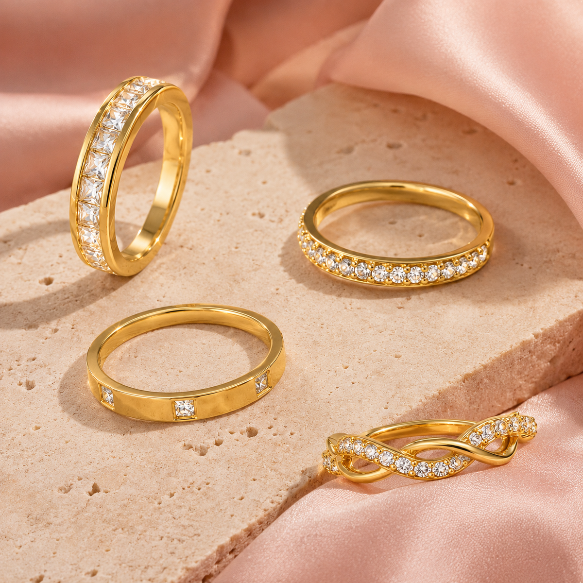 Celeste Ring Set