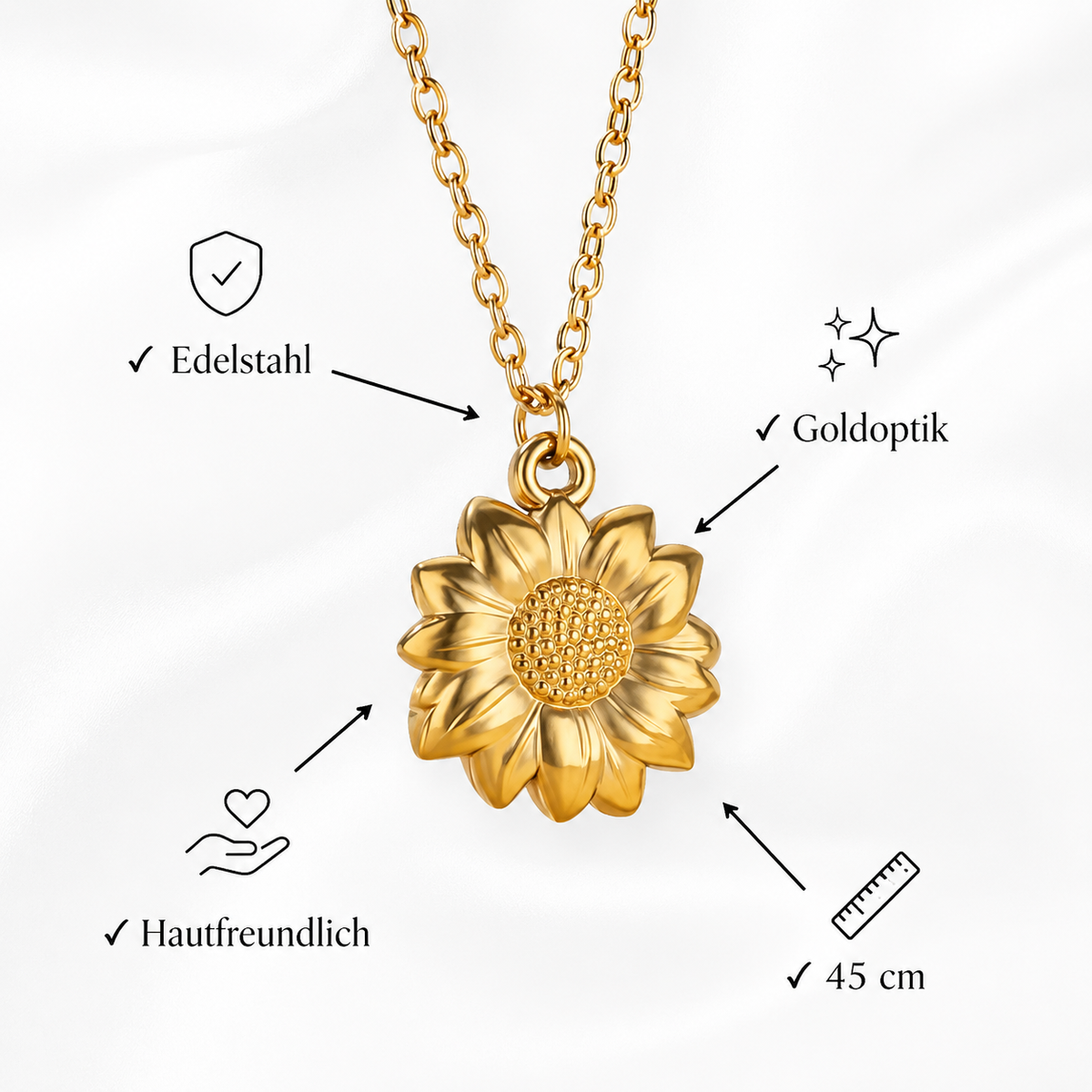 Sonnenblumen Kette