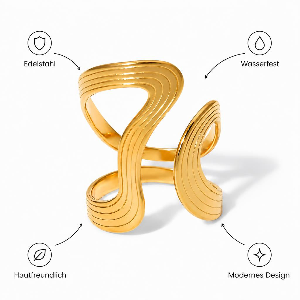 Ocean Wave Ring