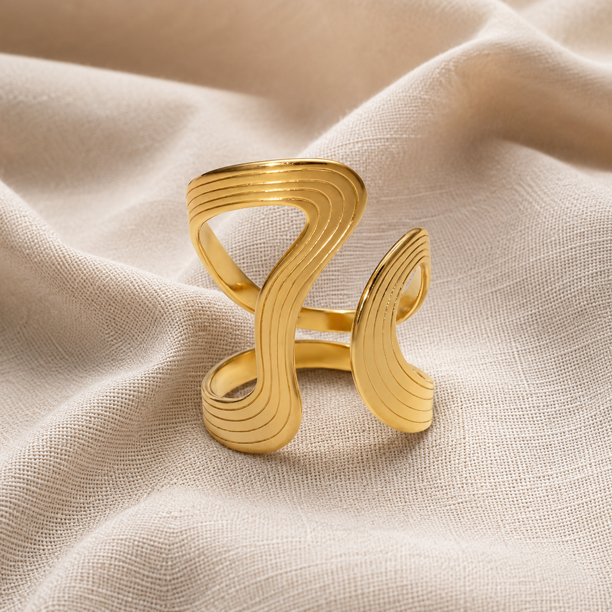 Ocean Wave Ring