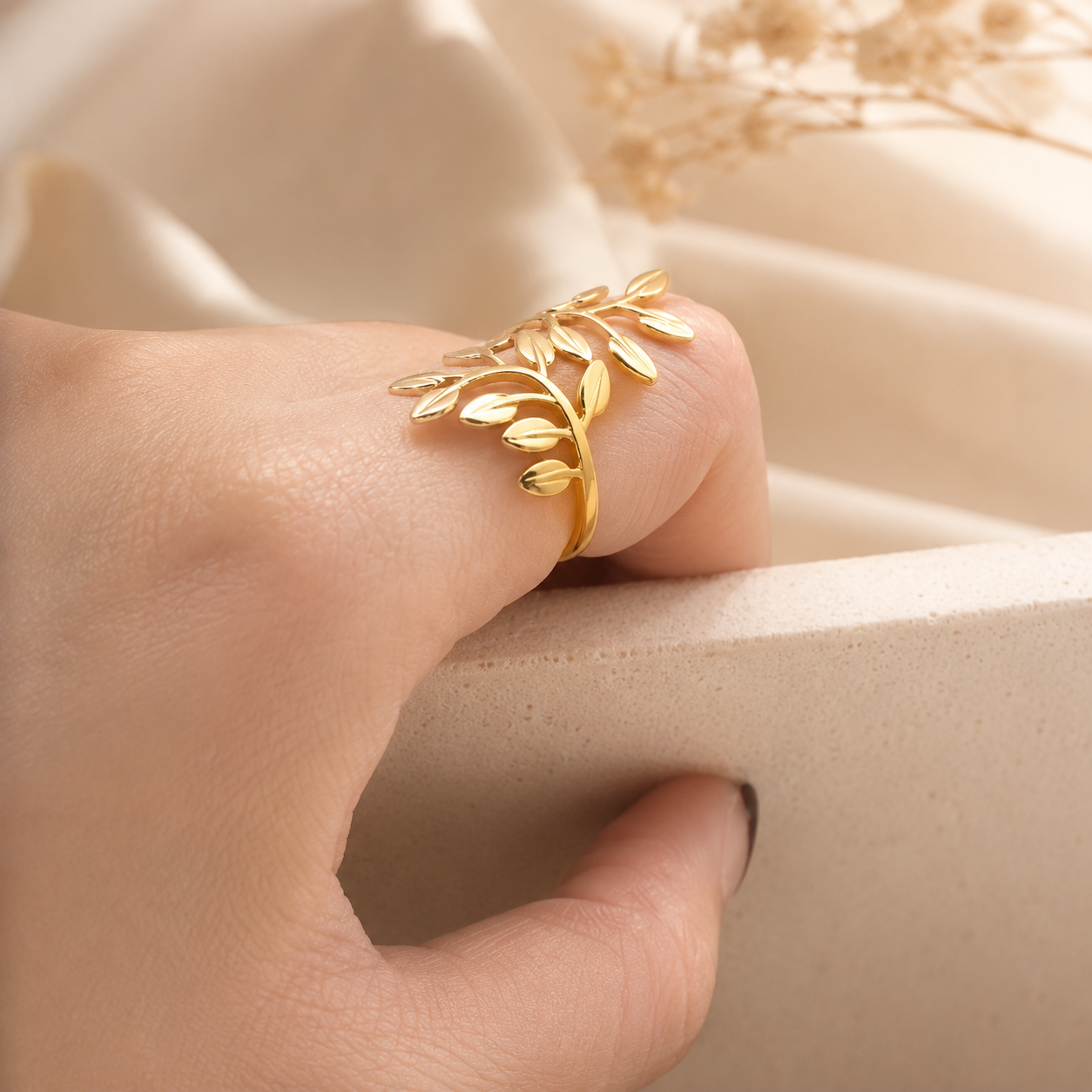 Olive Leaf Ring
