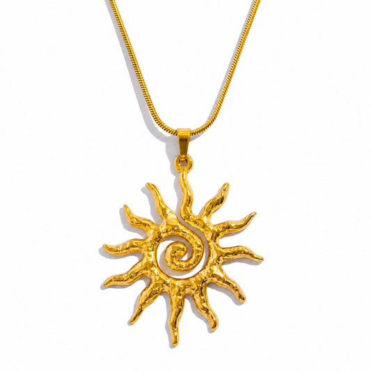 Golden Sun Necklace